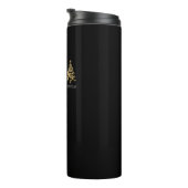 Merry Christmas & Happy New Year": Thermosbeker (Geroteerd rechts)