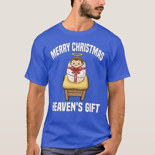 MERRY CHRISTMAS HEAVENS GIFT Ba vintage T-shirt (Voorkant)