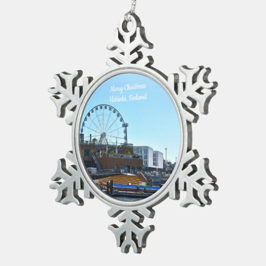 Merry Christmas Helsinki, Finland ornament (Rechts)