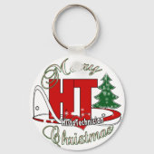 MERRY CHRISTMAS HISTOTECHNISCH SLEUTELHANGER (Voorkant)