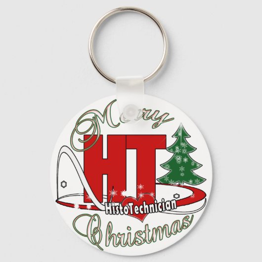 MERRY CHRISTMAS HISTOTECHNISCH SLEUTELHANGER (Voorkant)