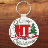 MERRY CHRISTMAS HISTOTECHNISCH SLEUTELHANGER (Voorkant)