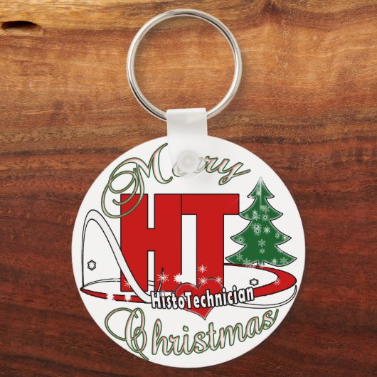 MERRY CHRISTMAS HISTOTECHNISCH SLEUTELHANGER (Voorkant)