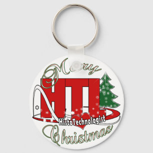 MERRY CHRISTMAS HISTOTECHNOLOGIST SLEUTELHANGER