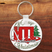 MERRY CHRISTMAS HISTOTECHNOLOGIST SLEUTELHANGER (Voorkant)