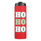 Merry Christmas HoHoHo Party Minimalist Plain Thermosbeker (Voorkant)