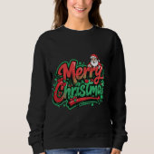 Merry Christmas Holiday Design Trui (Voorkant)