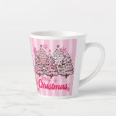 Merry Christmas  holiday gift Latte Mok (Rechts)