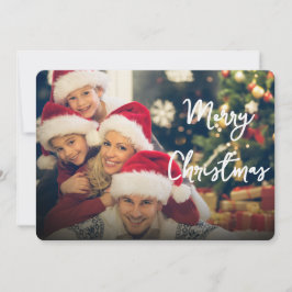 Merry Christmas Holiday Greeting Card Invitation Kaart