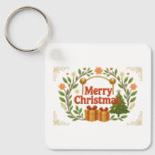 Merry Christmas Holiday Keychain (Voorkant)