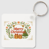 Merry Christmas Holiday Keychain (Achterkant)