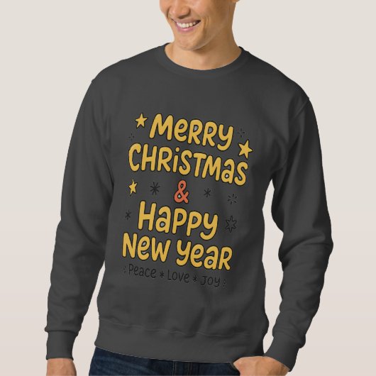 Merry Christmas Holiday & New Year Gift Sweatshirt (Voorkant)
