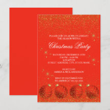 Merry Christmas Holiday Party Glitter