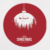 Merry Christmas Holiday Stickers (Design 2)