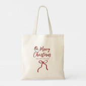 Merry Christmas Holiday Tote Bag (Achterkant)