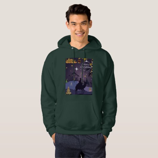 Merry Christmas Hoodie (Voorkant volledig)