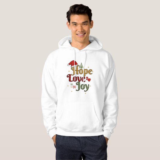 Merry Christmas Hoodie (Voorkant volledig)