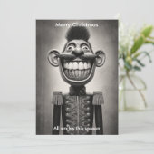 Merry Christmas Humor Santa Holidays greeting  Feestdagenkaart (Staand voorkant)