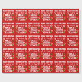 MERRY CHRISTMAS HUSBAND RED WHITE G07E2 CADEAUPAPIER (Vlak)