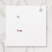 Merry Christmas Husky Dogs Bedankjes Labels (Achterkant)