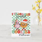 Merry Christmas I Teach The Smartest Cookies Teach Kaart (Gele Bloem)