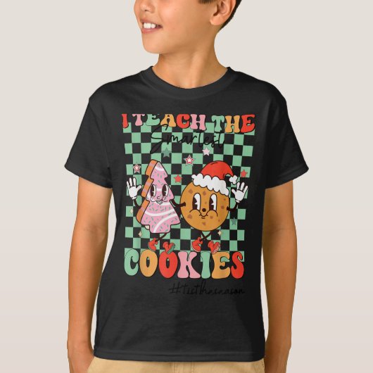 Merry Christmas I Teach The Smartest Cookies Teach T-shirt (Voorkant)