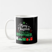Merry Christmas I'm Going To Be An Brother Pregnan Koffiemok (Links)