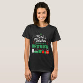 Merry Christmas I'm Going To Be An Brother Pregnan T-shirt (Voorkant volledig)