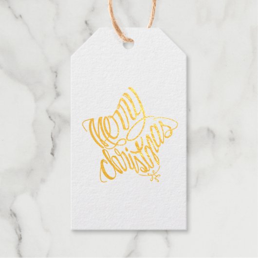 Merry Christmas in 8 langs and Happy Holiday Cadeaulabels (Voorkant)