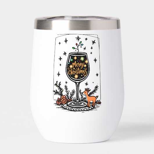 Merry Christmas in a Wine Glass  (Achterkant)