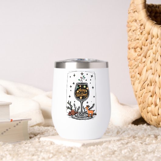 Merry Christmas in a Wine Glass  (Woonkamer (Gedraaid)  )