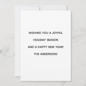 Merry Christmas in a Wine Glass  Kaart (Achterkant)