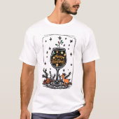 Merry Christmas in a Wine Glass T-shirt (Voorkant)