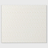 Merry Christmas in Gold, or Your Message Cadeaupapier (Vlak)