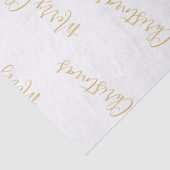 Merry Christmas in Gold, or Your Message Tissuepapier (Detail)