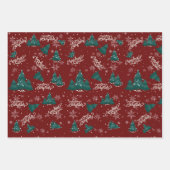 Merry Christmas Individualized Wrapping Sheets Inpakpapier Vel (Voorkant)