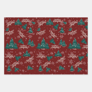 Merry Christmas Individualized Wrapping Sheets Inpakpapier Vel