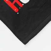 Merry Christmas Italian Funny Italian Santa Heehaw Fleece Deken (Hoek)