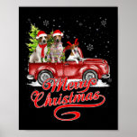 Merry Christmas Jack Russell Dogs Santa Reindeer R Poster<br><div class="desc">Merry Christmas Jack Russell Dogs Santa Reindeer Red Truck 1</div>