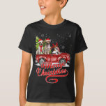 Merry Christmas Jack Russell Dogs Santa Reindeer R T-shirt<br><div class="desc">Merry Christmas Jack Russell Dogs Santa Reindeer Red Truck 1</div>