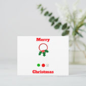 Merry Christmas Jingle Bells Briefkaart (Staand voorkant)