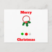 Merry Christmas Jingle Bells Briefkaart (Voorkant)