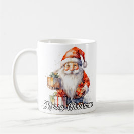Merry Christmas Jolly Little Santa Claus Koffiemok