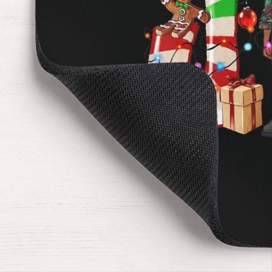 Merry Christmas Joy Afro Black Boy African America Muismat (Hoek)