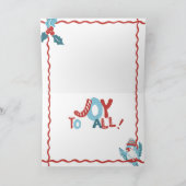 Merry Christmas Joy Animal Medley  Modern Feestdagen Kaart (Binnen)