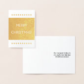 "MERRY CHRISTMAS!" Kaart (Display)