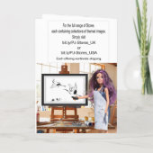 Merry Christmas Kaart (Achterkant)