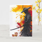 Merry Christmas Kaart (Gele Bloem)