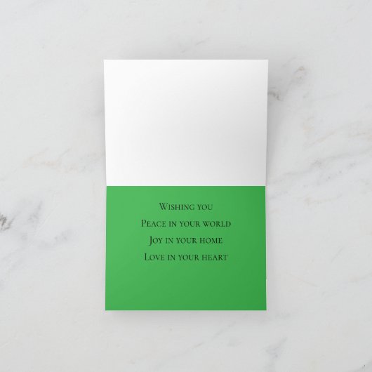 Merry Christmas  Kaart (Binnen)