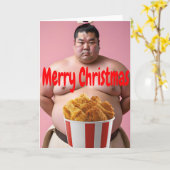 Merry Christmas Kaart (Gele Bloem)